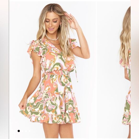 Show Me Your Mumu Wild Dreams Mini Dress Retro M - Picture 1 of 9